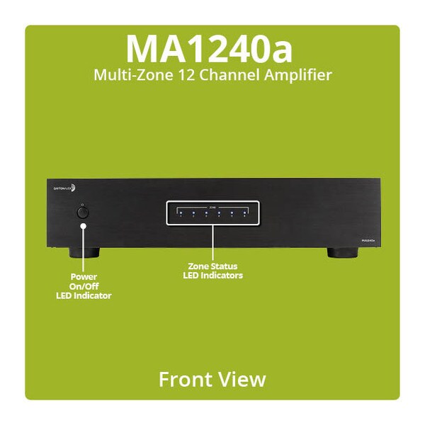 Main product image for Dayton Audio MA1240a Multi-Zone 12 Channel Amplifier 300-815